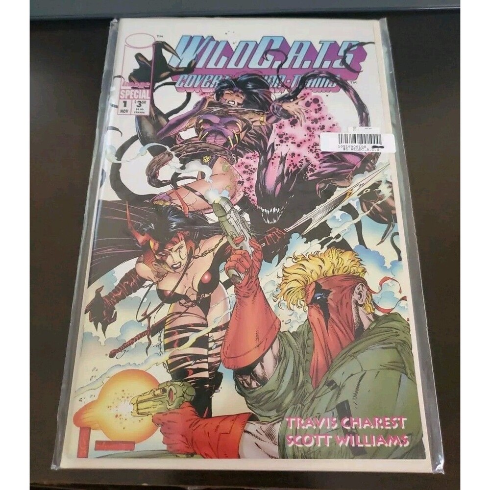 WildCATS Special #1 - Image Comics 1993 Travis Charest Scott Williams. Boarded.